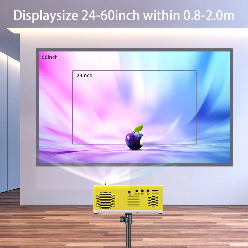 TAIDU M1 Mini Portable Projector 30 Ansi 320X240P Home Theater Outdoor Movies Children's Toys Halloween Gifts LED Mini Projector TAIDU M1 Mini Portable Projector 30 Ansi 320X240P Home Theater Outdoor Movies Children's Toys Halloween Gifts LED Mini Projector