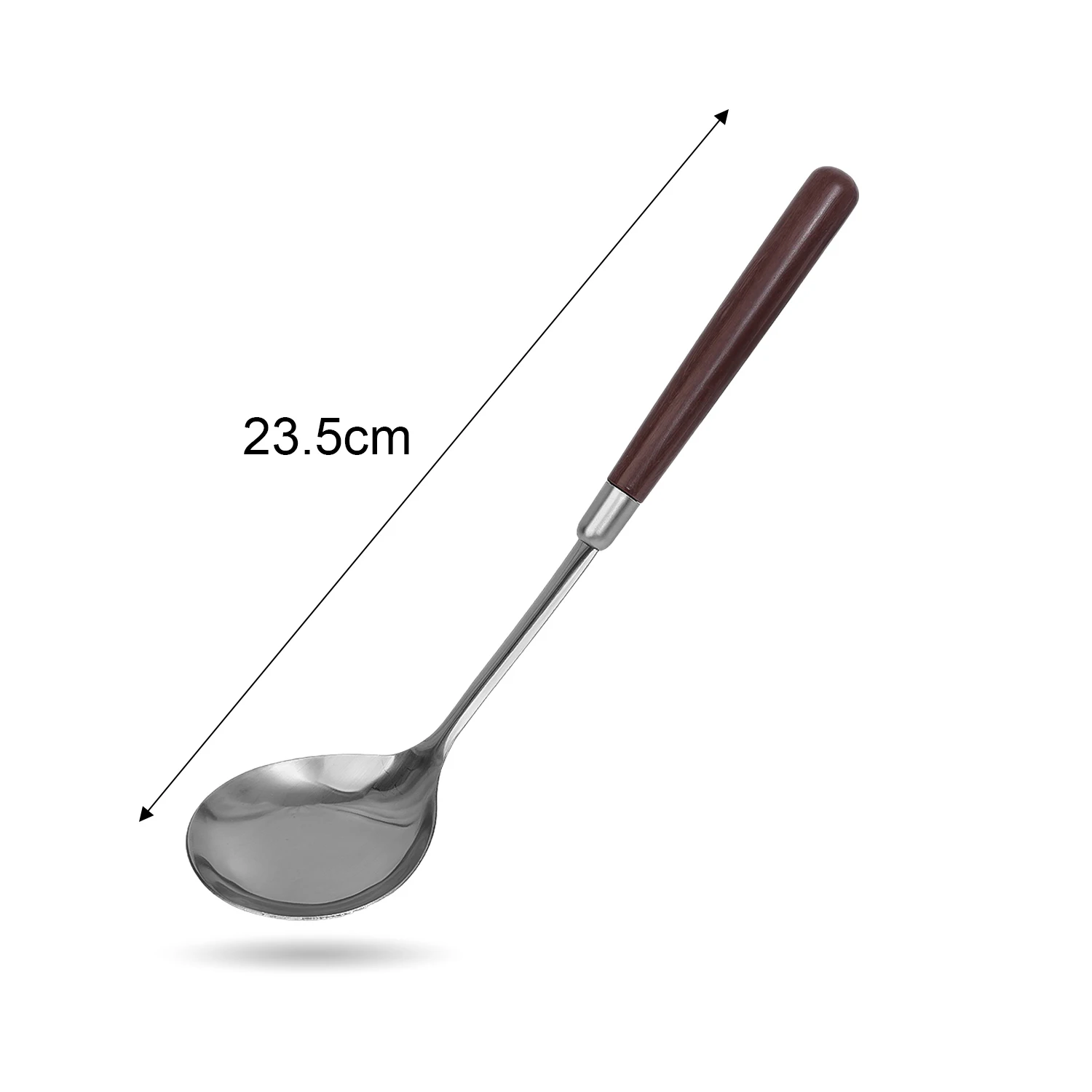 Stainless Steel Wood Handle Shovel Fried Fish Spatulas Steak Shovel Household Spoon Anti-hot Soup Spoon Kitchen Cooking Utensils Stainless Steel Wood Handle Shovel Fried Fish Spatulas Steak Shovel Household Spoon Anti-hot Soup Spoon Kitchen Cooking Utensils