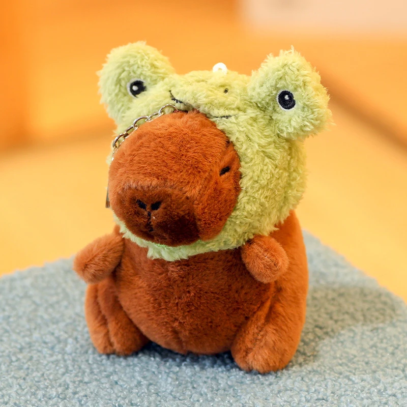 Cartoon Capybara Plush Keychain Bag Pendant Hanging Decoration Cute Stuffed Doll Toy Desktop Doll Ornament Car Keyring Kids Gift Cartoon Capybara Plush Keychain Bag Pendant Hanging Decoration Cute Stuffed Doll Toy Desktop Doll Ornament Car Keyring Kids Gift