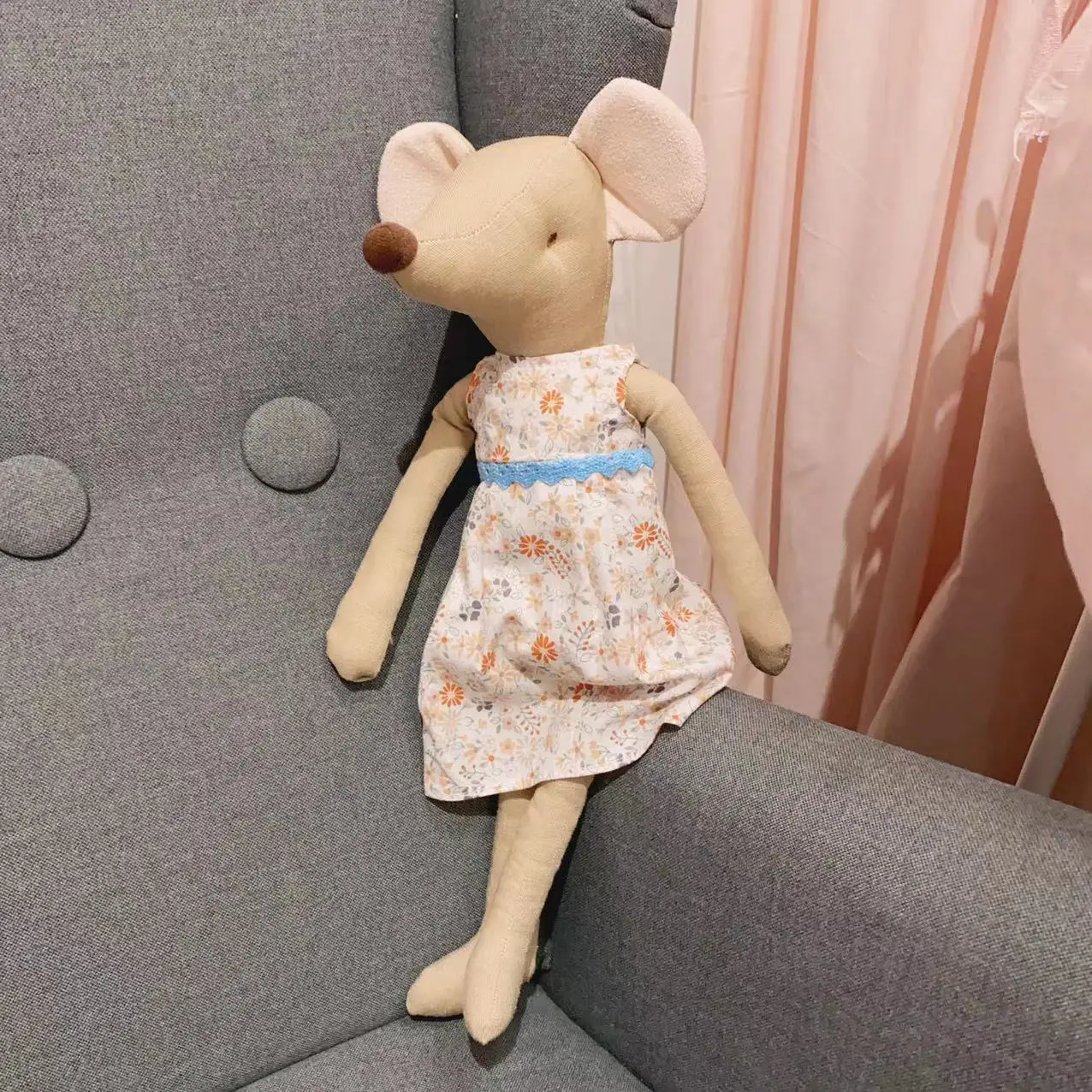 Stuffed Animal Mouse Dolls With Skirt Home Decoration Plush Mouse Toy for Children Spleeping Mate Room Ornament Stuffed Animal Mouse Dolls With Skirt Home Decoration Plush Mouse Toy for Children Spleeping Mate Room Ornament