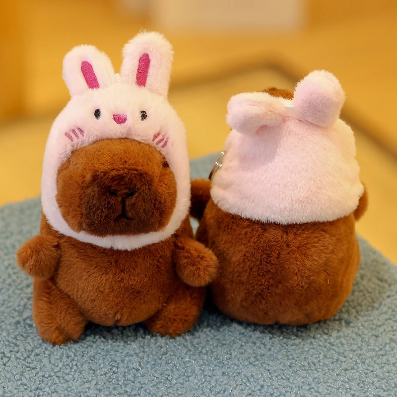 Cartoon Capybara Plush Keychain Bag Pendant Hanging Decoration Cute Stuffed Doll Toy Desktop Doll Ornament Car Keyring Kids Gift Cartoon Capybara Plush Keychain Bag Pendant Hanging Decoration Cute Stuffed Doll Toy Desktop Doll Ornament Car Keyring Kids Gift