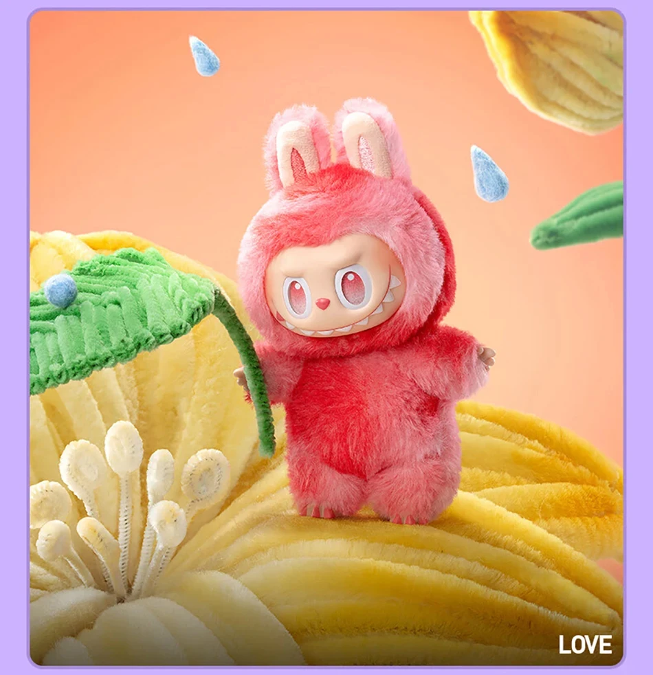 Labubu The Monsters V3 Series Blind Teddy Box, Vinyl Base Toy, Animated Characters, Mysterious Surprise Box, Keychain, Children'