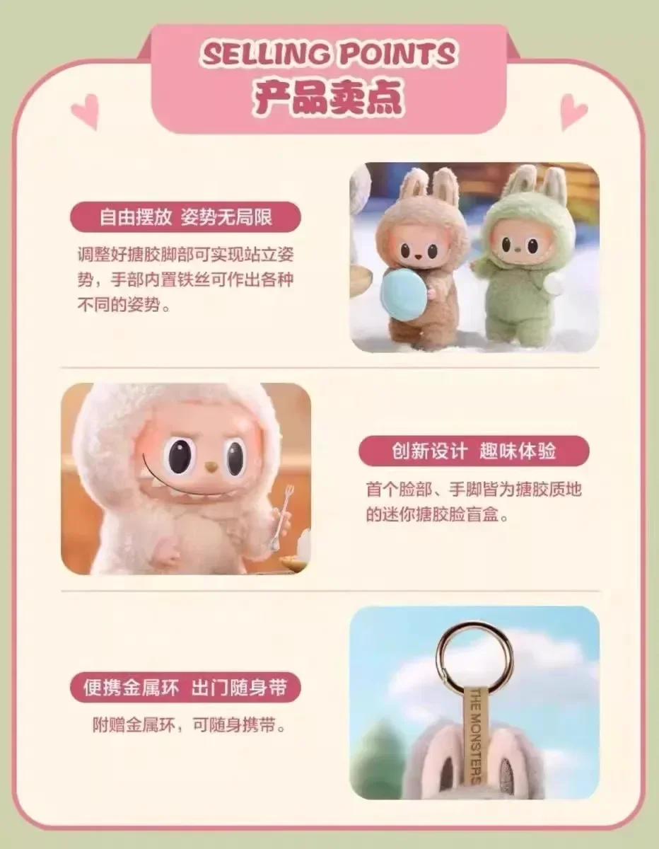 Kawaii Labubu The Monsters Blind Box Have A Seat Series Macarrr Vinyl Base Series Monster Keychain Decorations Birthday Gifts Kawaii Labubu The Monsters Blind Box Have A Seat Series Macarrr Vinyl Base Series Monster Keychain Decorations Birthday Gifts