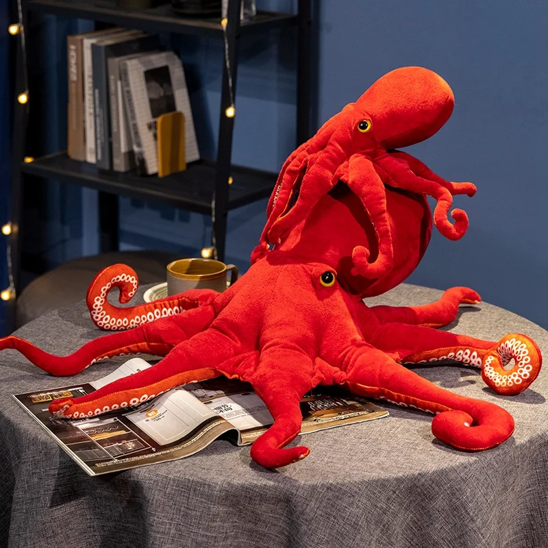 40cm75cm Lifelike Octopus Plush Toy Stuffed Simulation Sea Animal Plush Toys Red Octopus Dolls & Stuffed Toys for Children Gift 40cm75cm Lifelike Octopus Plush Toy Stuffed Simulation Sea Animal Plush Toys Red Octopus Dolls & Stuffed Toys for Children Gift