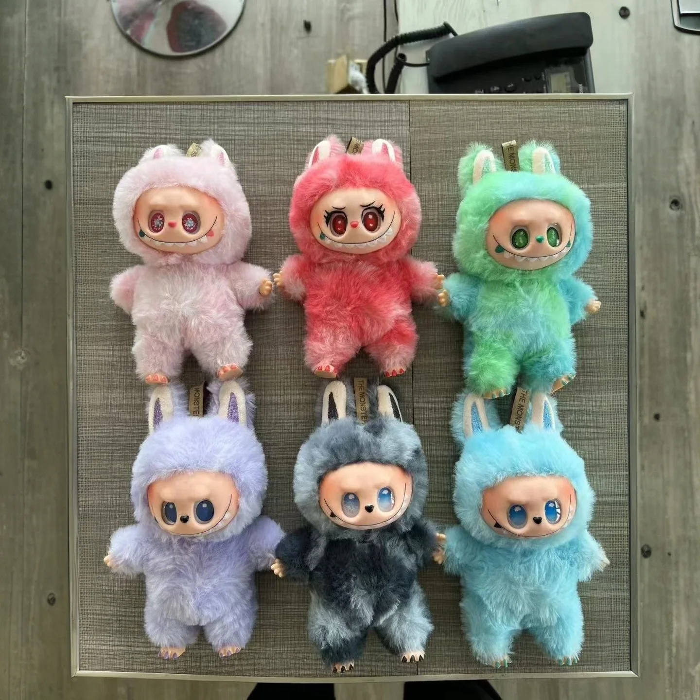 Labubu The Monsters V3 Series Blind Teddy Box, Vinyl Base Toy, Animated Characters, Mysterious Surprise Box, Keychain, Children'