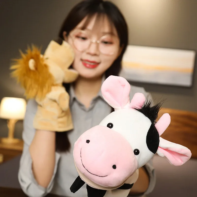 Stuffed Plush Animals Toys Hand Finger Story Puppet Kawaii Dolls Educational Baby Toys Lion Elephant Bunny Monkey Children Gifts Stuffed Plush Animals Toys Hand Finger Story Puppet Kawaii Dolls Educational Baby Toys Lion Elephant Bunny Monkey Children Gifts