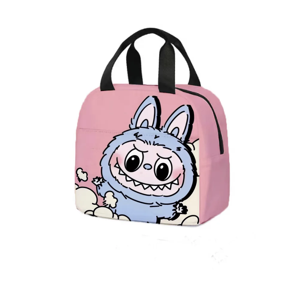 New Labubu Kawaii Handheld Insulated Bag Cooler Bag Cartoon Kawaii Lunch Bag Portable Lunch Box Outdoor Storage Bag New Labubu Kawaii Handheld Insulated Bag Cooler Bag Cartoon Kawaii Lunch Bag Portable Lunch Box Outdoor Storage Bag