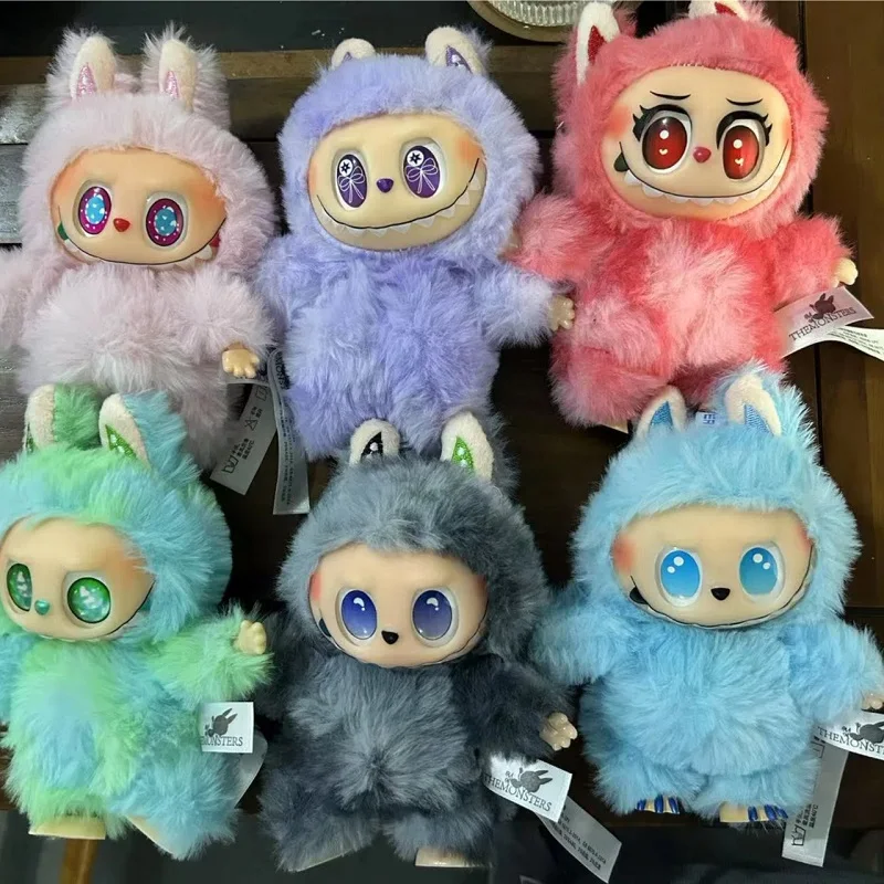 Labubu The Monsters V3 Series Blind Teddy Box, Vinyl Base Toy, Animated Characters, Mysterious Surprise Box, Keychain, Children'