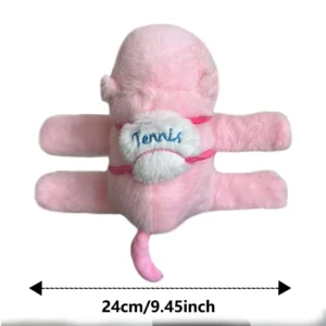 New Kapibala Plush Toy with Tail Simulation Dolphin Plush Bracelet, Animal Backpack Bracelet Gift for Children and Friends - Image 7