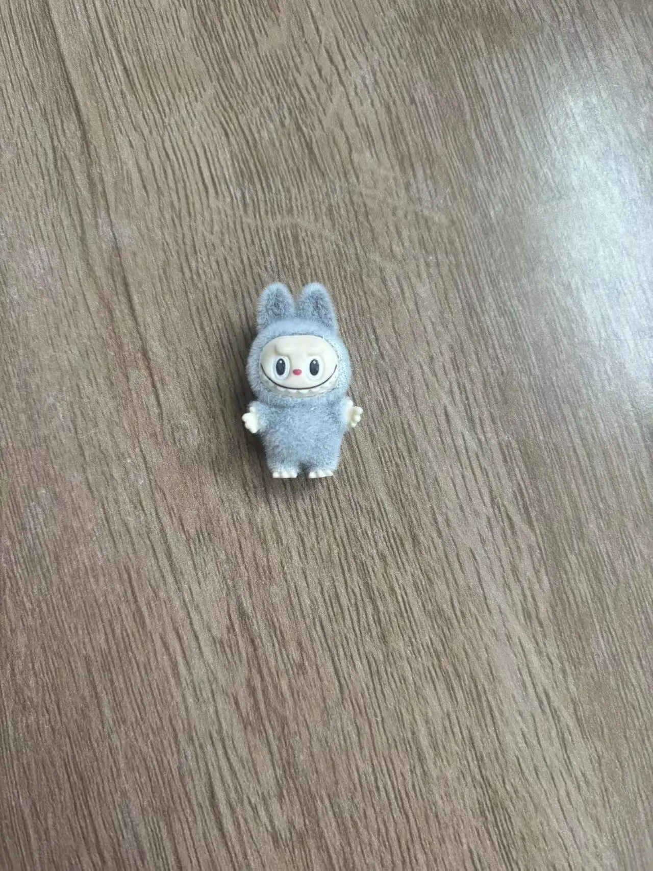 The First Generation Labubu Cute Particle Station Posture Plush Toy Mini Pendant Bag Accessories Diy Mobile Phone Chain Accessor