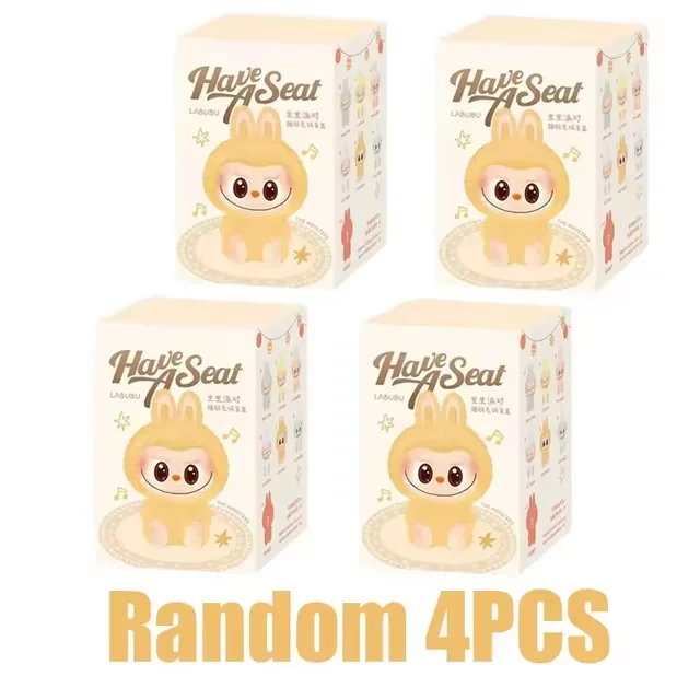 Labubu Monster V3 2 Collection Series Blind Box Teddy Vinyl Toy Animated Character Face Doll Mystery Surprise Keychain Kids Gift
