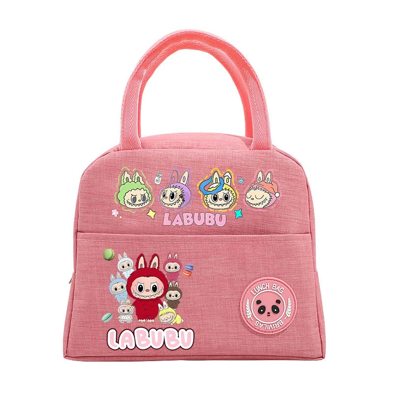 Labubu Kids Anime Cute Lunch Bag Children Cartoon Printed Bento Bags Girl Fashion Handbags Casual Accessories Storage Pouch Gift Labubu Kids Anime Cute Lunch Bag Children Cartoon Printed Bento Bags Girl Fashion Handbags Casual Accessories Storage Pouch Gift