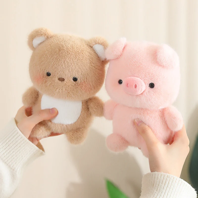 Cute Sitting Animals Red Panda Fox Sloth Cat Soft Plush Dolls Stuffed Capybara Pig Plushie Baby Toys Gifts For Children Cute Sitting Animals Red Panda Fox Sloth Cat Soft Plush Dolls Stuffed Capybara Pig Plushie Baby Toys Gifts For Children