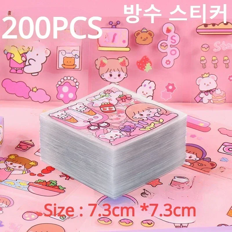 200PCS No-Repeated Sheet Stickers for Kids Kpop Pretty Aesthetic Cute Set Pack DIY Girl Toy Decor Stationery Scrapbooking 200PCS No-Repeated Sheet Stickers for Kids Kpop Pretty Aesthetic Cute Set Pack DIY Girl Toy Decor Stationery Scrapbooking