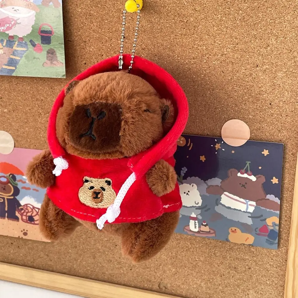 Cute Capybara Plush Toy Hoodie with Wings Simulation Doll Small Size Stuffed Animals Anime Fluffty Toy Birthday Party Cute Capybara Plush Toy Hoodie with Wings Simulation Doll Small Size Stuffed Animals Anime Fluffty Toy Birthday Party