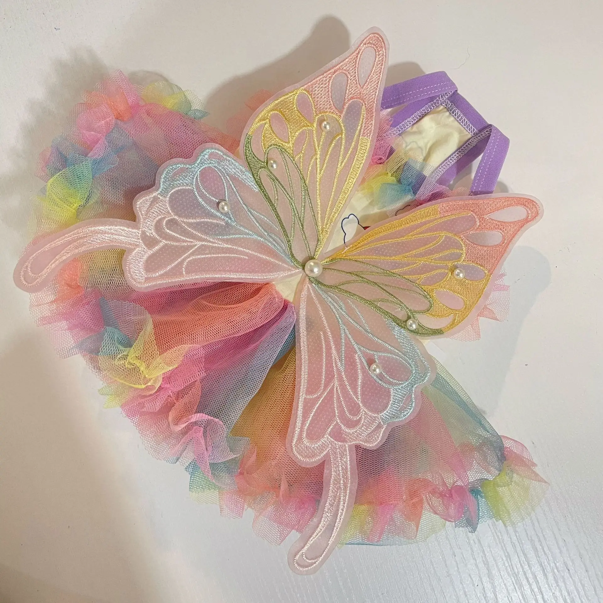 Summer Pet Dog York chihuahua poodle Wedding Princess rainbow Clothes Pet Dress Dogs Skirt Summer For Dogs Skirts party Dresses Summer Pet Dog York chihuahua poodle Wedding Princess rainbow Clothes Pet Dress Dogs Skirt Summer For Dogs Skirts party Dresses