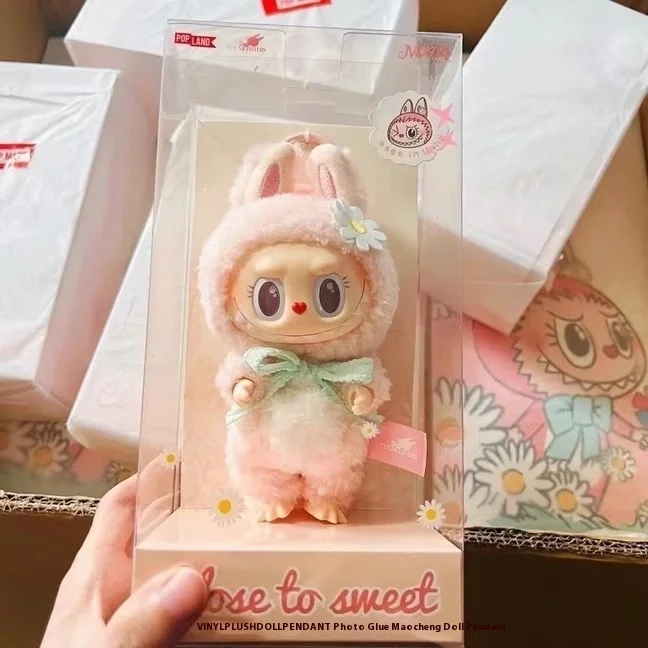 Copy High Quality Version New Product Labubu Sweetheart Doll Mokoko First Generation Plush Pendant Vinyl Pulling Cloth Hanging D Copy High Quality Version New Product Labubu Sweetheart Doll Mokoko First Generation Plush Pendant Vinyl Pulling Cloth Hanging D