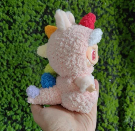 Popmart Labubu 2nd Generation Sitting Party Doll Clothes Handmade Art Weaving Toys Anime Cute Labubu Surrounding Popmart Labubu 2nd Generation Sitting Party Doll Clothes Handmade Art Weaving Toys Anime Cute Labubu Surrounding