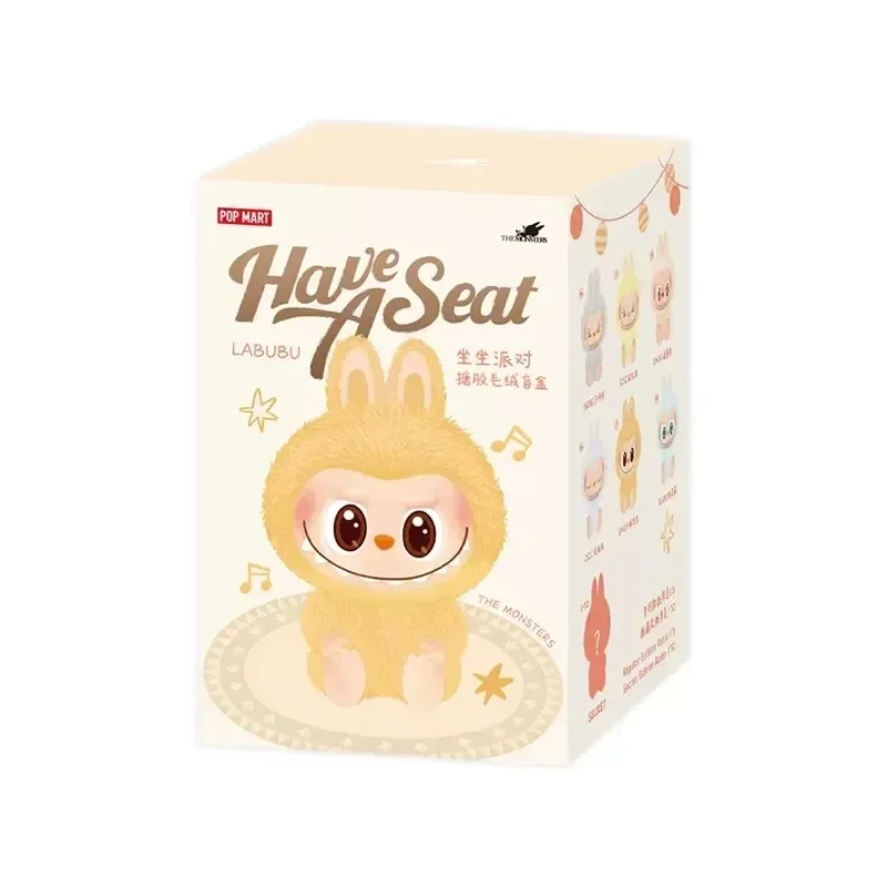 Pop Mart Macaron 2. A Labubu Sitting Party Vinyl Plush Blind Box Gift Decoration Decoration Pop Mart Macaron 2. A Labubu Sitting Party Vinyl Plush Blind Box Gift Decoration Decoration