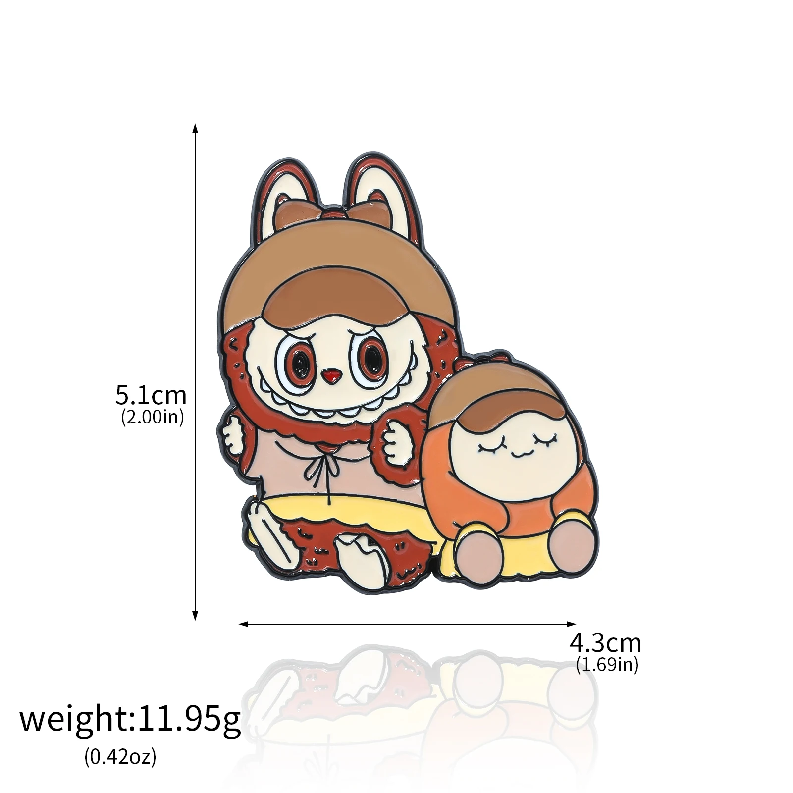 Anime Metal Enamel Labubu Brooch Cartoon Cute Studen Badge Pins Comic Fans Gift Men Women Backpack Jewelry Accessories Anime Metal Enamel Labubu Brooch Cartoon Cute Studen Badge Pins Comic Fans Gift Men Women Backpack Jewelry Accessories