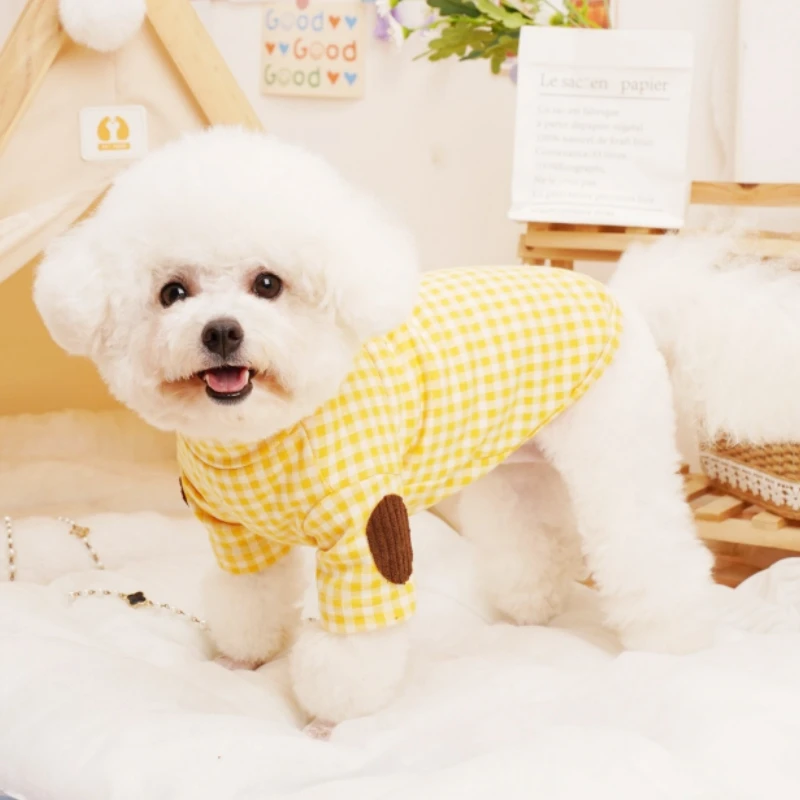 Soft Cotton Pet Dog Clothes Warm Dog Plaid Shirt Luxury Puppy Pullover Autumn Cat Shirt Cute Solid Pet Costume Chihuahua Clothes Soft Cotton Pet Dog Clothes Warm Dog Plaid Shirt Luxury Puppy Pullover Autumn Cat Shirt Cute Solid Pet Costume Chihuahua Clothes