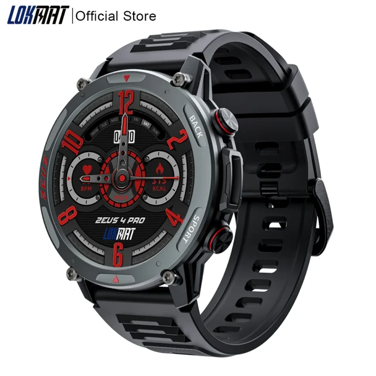 LOKMAT OCEAN 2 Pro Smart Watch Waterproof Bluetooth Calls Smartwatches 1.85 inch Touch Screen Heart Rate Monitor Fitness Tracker