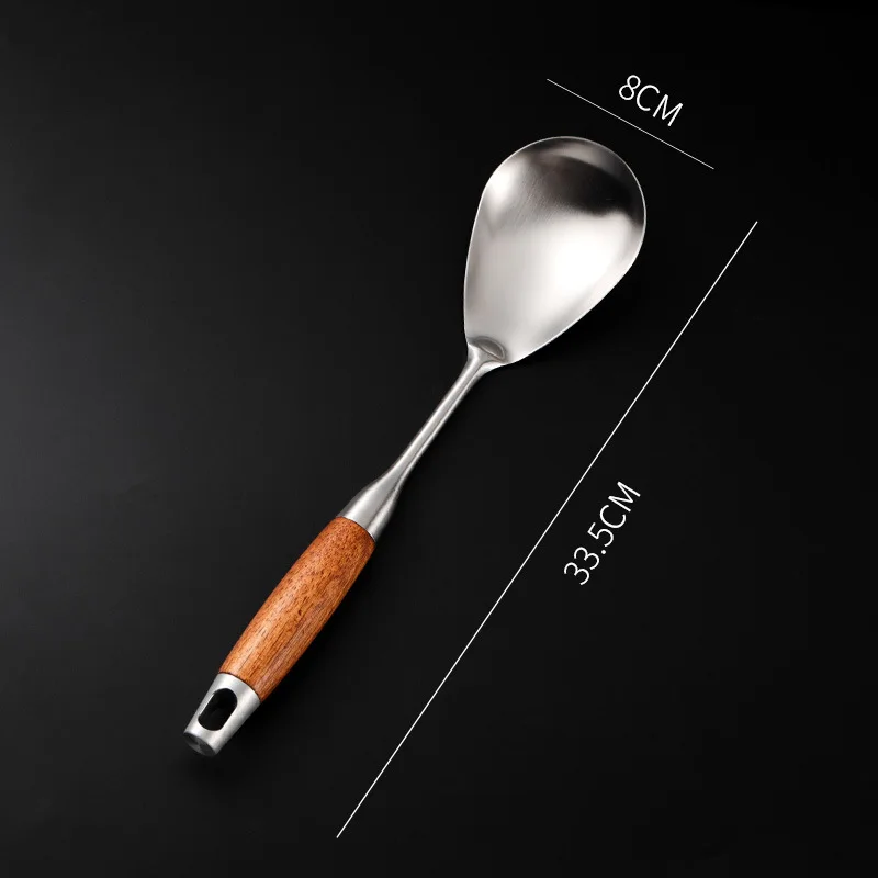 304 Stainless Steel Wood Handle Wide Fried Fish Spatulas Steak Shovel Fish Turner Slotted Beveled Kitchen Cooking Utensils 304 Stainless Steel Wood Handle Wide Fried Fish Spatulas Steak Shovel Fish Turner Slotted Beveled Kitchen Cooking Utensils