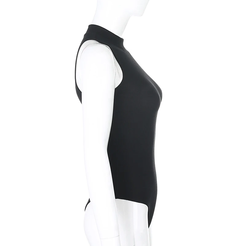 Harajuku Solid Jumpsuit Women Sleeveless Bodycon Sexy Black Body Tops Fashion Streetwear Vintage Y2k Gothic Bodysuits Clothing Harajuku Solid Jumpsuit Women Sleeveless Bodycon Sexy Black Body Tops Fashion Streetwear Vintage Y2k Gothic Bodysuits Clothing