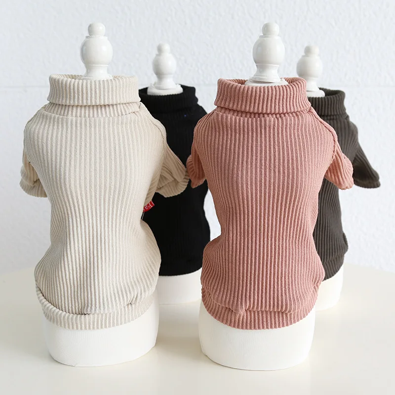 Autumn and Winter New Style Lapel Fly Sleeve Base Shirt High Neck Cat Clothing Pet Base Shirt Clothes Dog Hoodie Puppy Clothes Autumn and Winter New Style Lapel Fly Sleeve Base Shirt High Neck Cat Clothing Pet Base Shirt Clothes Dog Hoodie Puppy Clothes