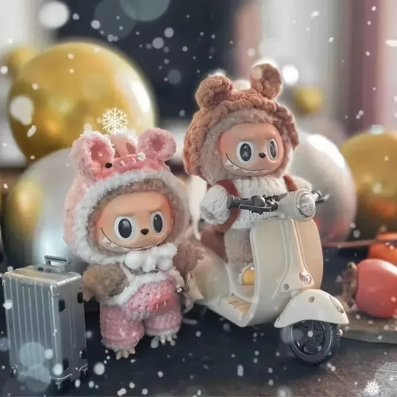 Labubu Doll Mini Electric Motorcycle with Music Lamplight Kawaii Motor Toys for Dolls Cute Labubu Doll Accessories Birthday Gift Labubu Doll Mini Electric Motorcycle with Music Lamplight Kawaii Motor Toys for Dolls Cute Labubu Doll Accessories Birthday Gift