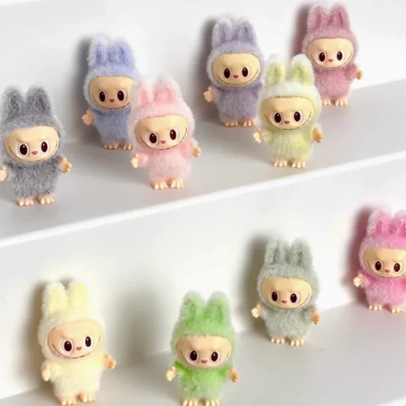 3cm Labubu Doll Cute Toys Standing and Sitting Posture  Desktop Decoration Model Ornaments Christmas Gifts Randomly Send