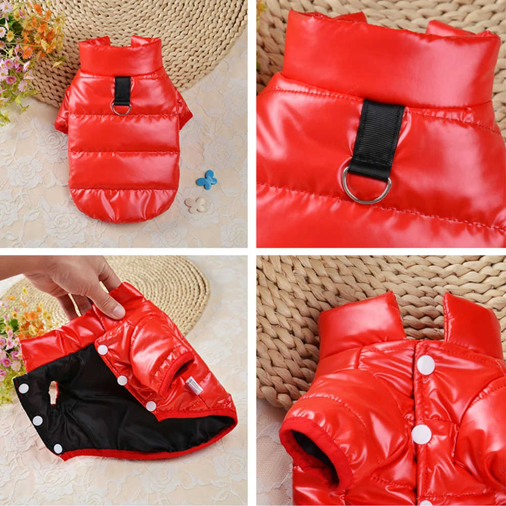 Winter Small Dog Clothes Coat Thick Cotton Waterproof Puppy Pet Jacket Costume Outfits Clothes for Small Dogs Cat Pug Shih Tzu Winter Small Dog Clothes Coat Thick Cotton Waterproof Puppy Pet Jacket Costume Outfits Clothes for Small Dogs Cat Pug Shih Tzu
