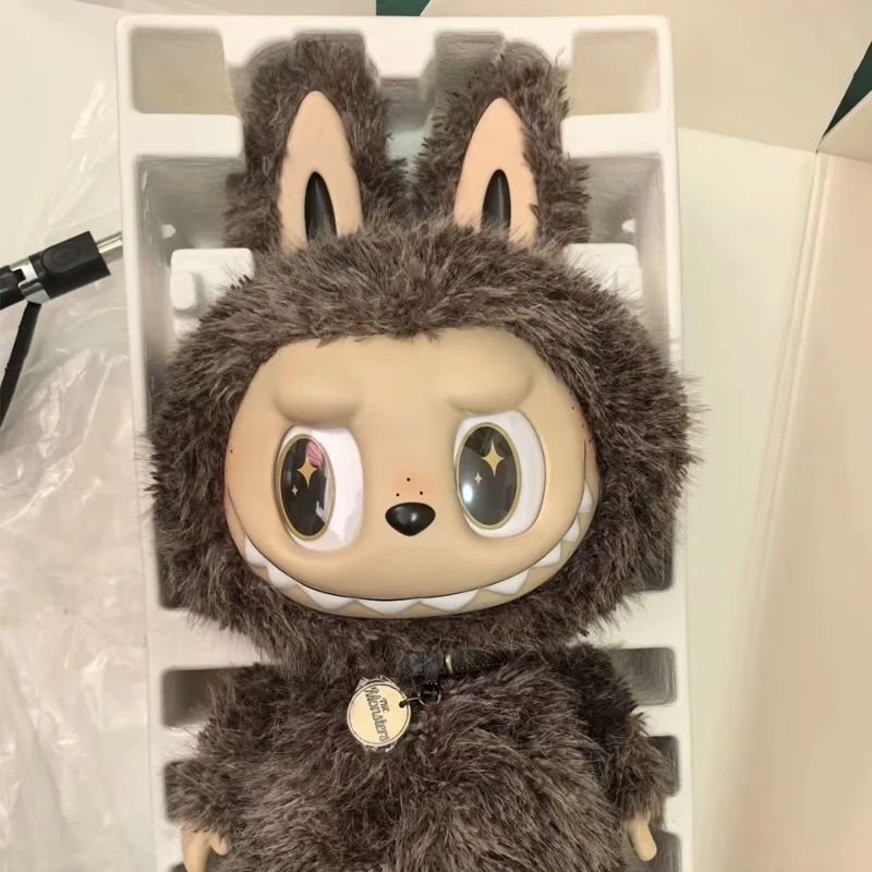 1:1 Replica 58cm 38cm New Angel And Leader Labubu Vinyl Desktop Decoration Collection Handmade Doll Valentine'S Day Gift Doll