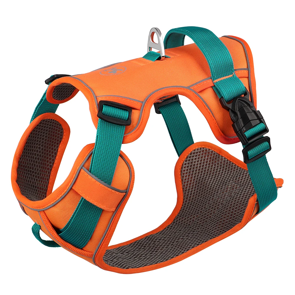 Mesh Breathable Dog Harness Nylon Reflective Dog Harnesses Vest Durable Pet Training Vest Adjustable for Small Medium Large Dogs Mesh Breathable Dog Harness Nylon Reflective Dog Harnesses Vest Durable Pet Training Vest Adjustable for Small Medium Large Dogs