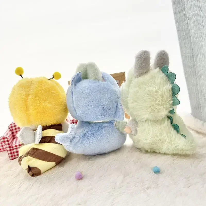 For 15-17cm Labubu pendant sitting baby shark bee dinosaur cute Dolls Accessories Cute Decoration Little Clothes