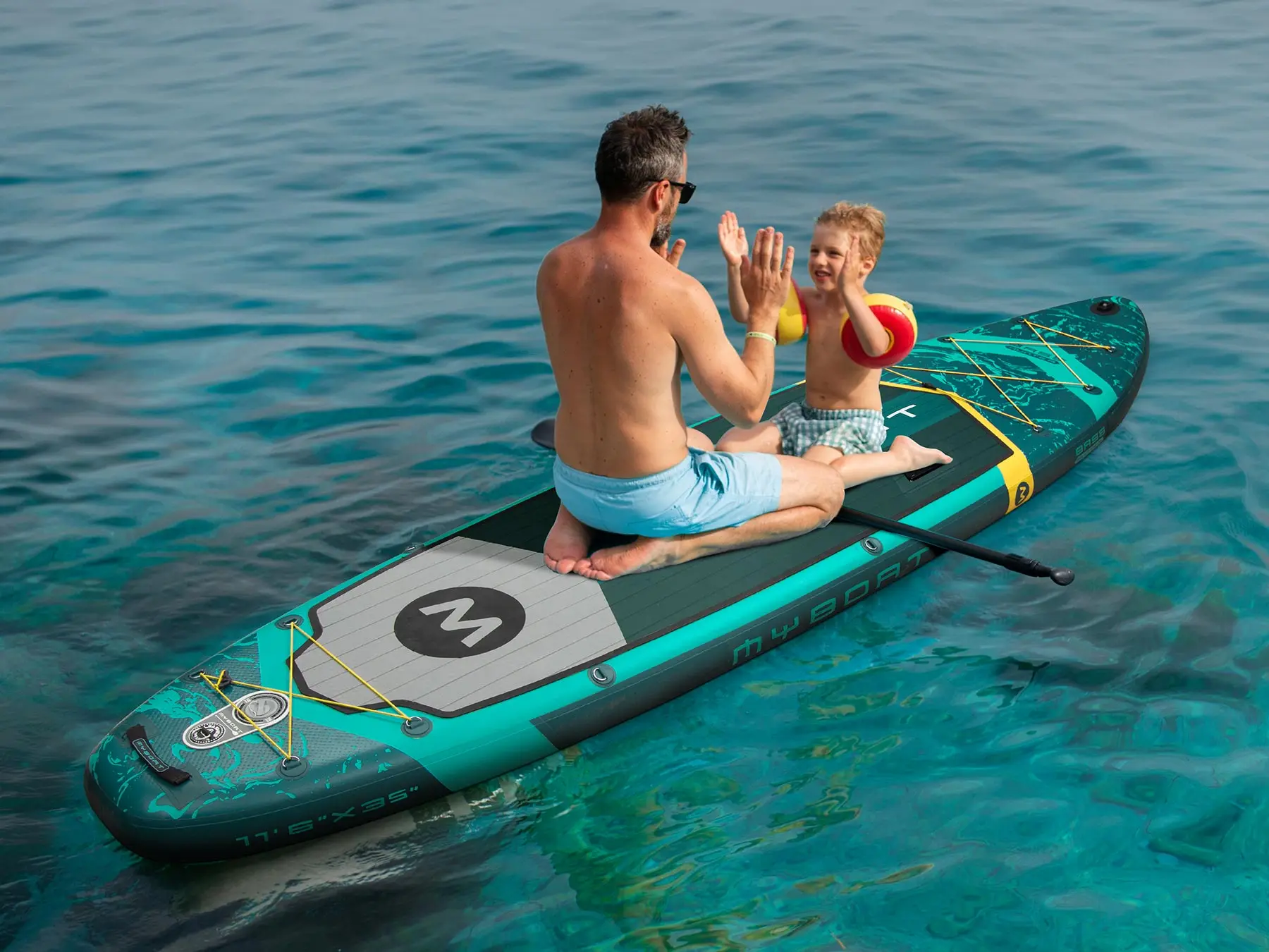 Myboat SUB Waterproof Inflatable Paddle Board 11'6''x35''x6''Adult Standing Style Aquatic Fishing With Accessories SUP сапборд Myboat SUB Waterproof Inflatable Paddle Board 11'6''x35''x6''Adult Standing Style Aquatic Fishing With Accessories SUP сапборд