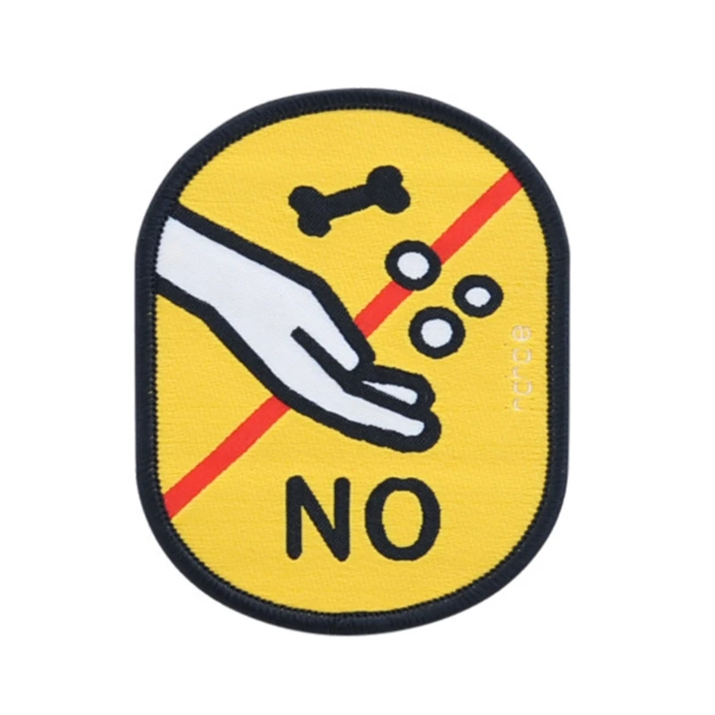 Pet Social Identification Labels Tear Resistant Dog Social Recognition Decals for Enthusiasts Easily Apply for Dress Up