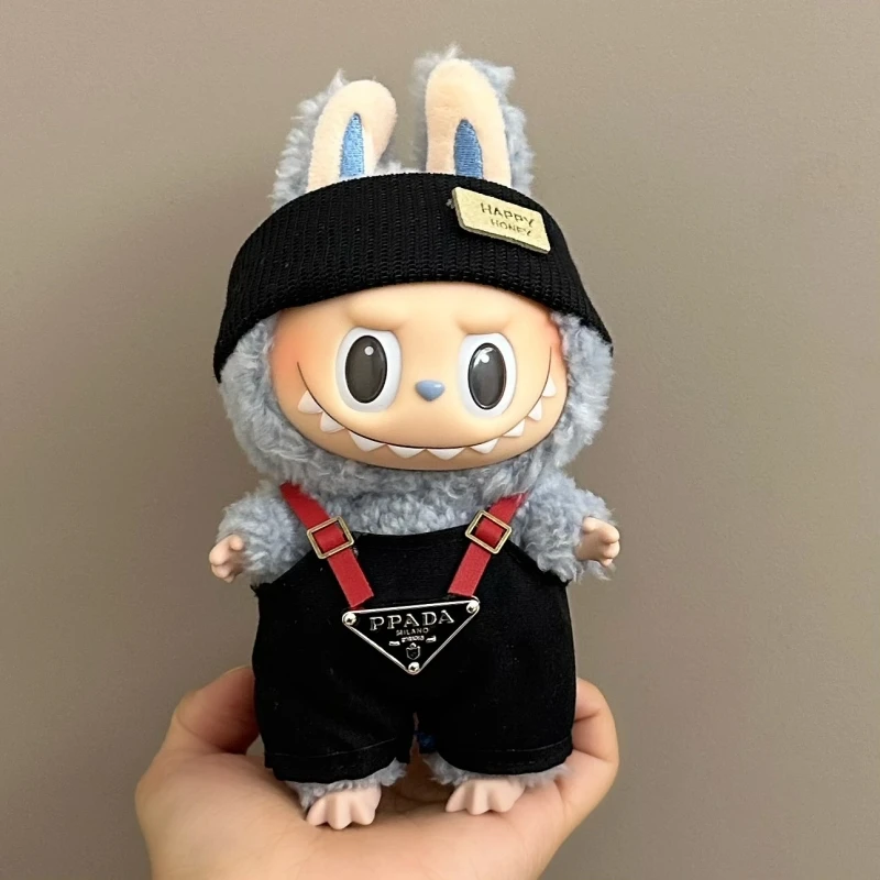 Labubu Doll Clothes Set for V1/V2 Ropa Labubu Dolls Strap Pants Set Cute Skirt Overalls Accessories Children's Toy Gifts Labubu Doll Clothes Set for V1/V2 Ropa Labubu Dolls Strap Pants Set Cute Skirt Overalls Accessories Children's Toy Gifts