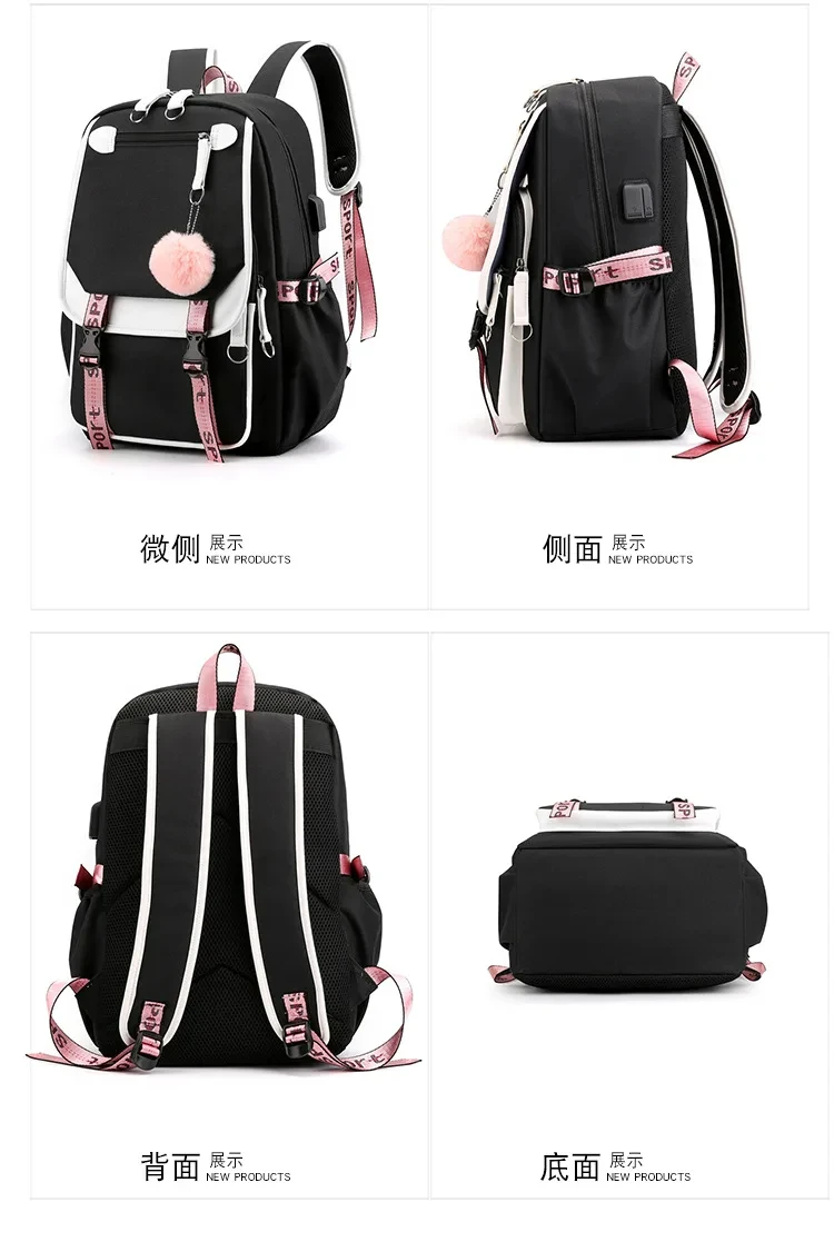 Labubu Anime Backpack Cosplay Unisex Students School Bag Cartoon Bookbag Laptop Travel Rucksack Outdoor Bag Labubu Anime Backpack Cosplay Unisex Students School Bag Cartoon Bookbag Laptop Travel Rucksack Outdoor Bag