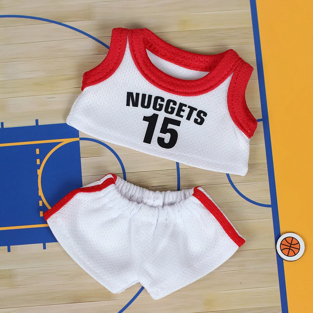 Labuibu Only Selling Clothes 17cm First Second Generation Labubu Basketball Clothes Cute Doll Decoration Handmade Doll Clothes Labuibu Only Selling Clothes 17cm First Second Generation Labubu Basketball Clothes Cute Doll Decoration Handmade Doll Clothes