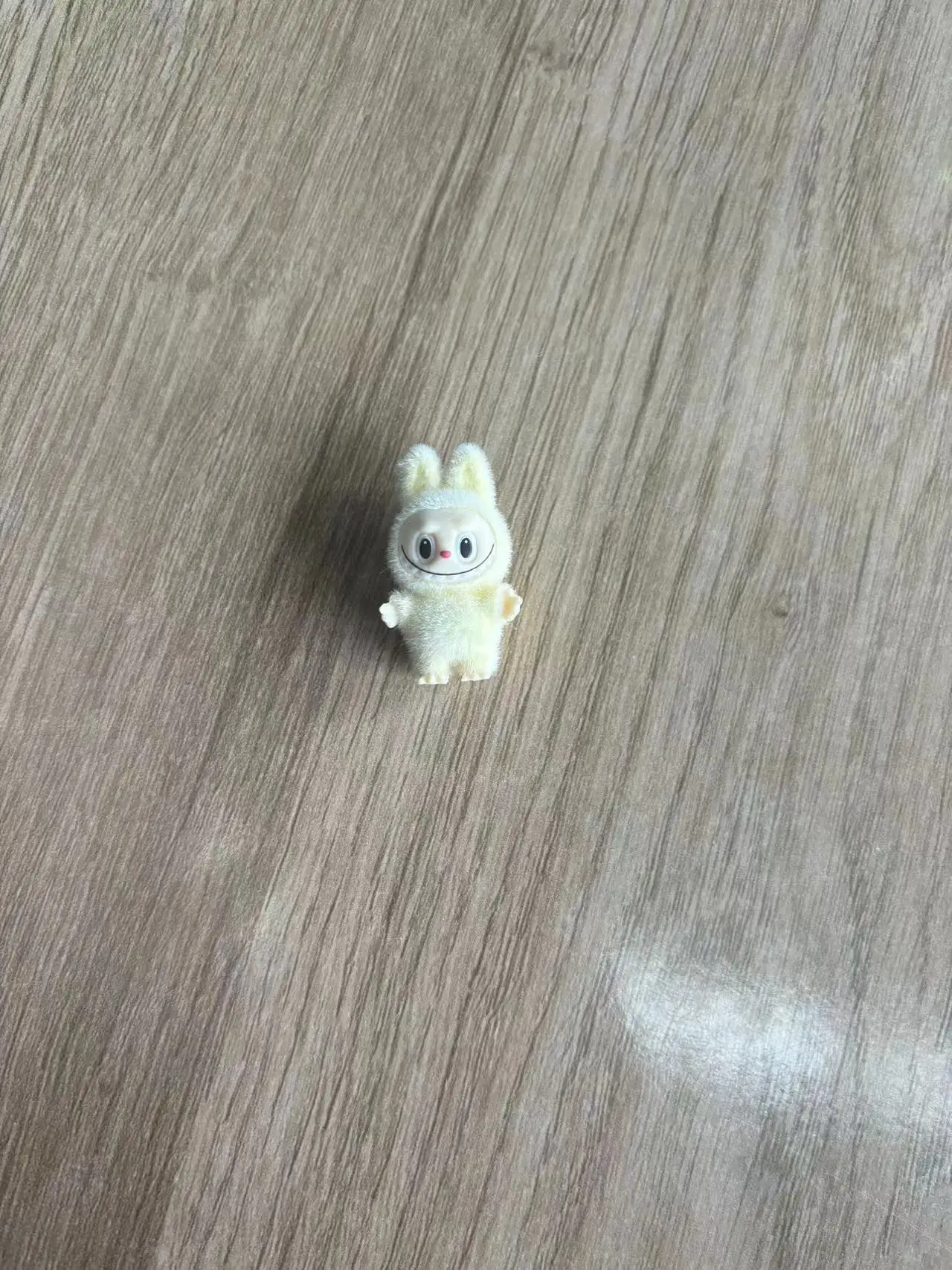 The First Generation Labubu Cute Particle Station Posture Plush Toy Mini Pendant Bag Accessories Diy Mobile Phone Chain Accessor