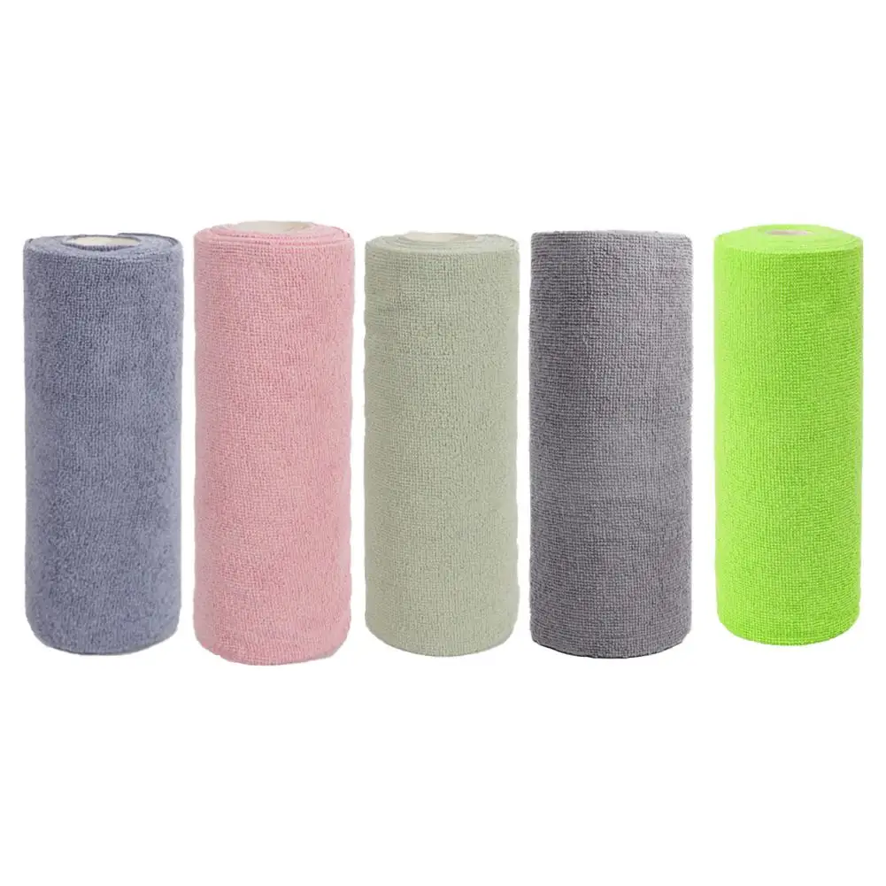 1 Roll of 20 Sheets Reusable Cleaning Wipe Household Kitchen Cloth Microfiber Towel Rolls Dish Rags Wash Paper Towel Replacement 1 Roll of 20 Sheets Reusable Cleaning Wipe Household Kitchen Cloth Microfiber Towel Rolls Dish Rags Wash Paper Towel Replacement