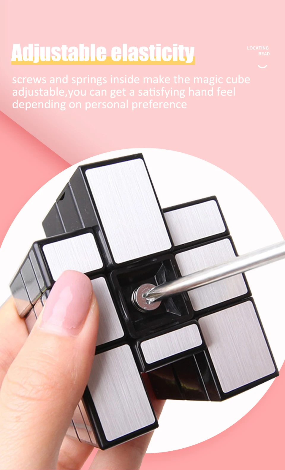 SENGSO Mirror Magic Cube 2x2 3x3 Golden Silver Magic Cubo Profession Puzzle High Quality Children's Toys SENGSO Mirror Magic Cube 2x2 3x3 Golden Silver Magic Cubo Profession Puzzle High Quality Children's Toys