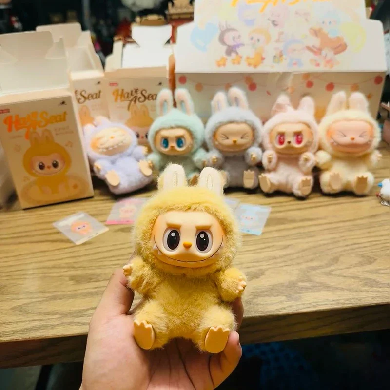 1:1 High Quality Macaron 2nd The Monsters Labubu Sitting Party Vinyl Plush Blind Box Decorative Surprise Box Doll Collection Gif 1:1 High Quality Macaron 2nd The Monsters Labubu Sitting Party Vinyl Plush Blind Box Decorative Surprise Box Doll Collection Gif