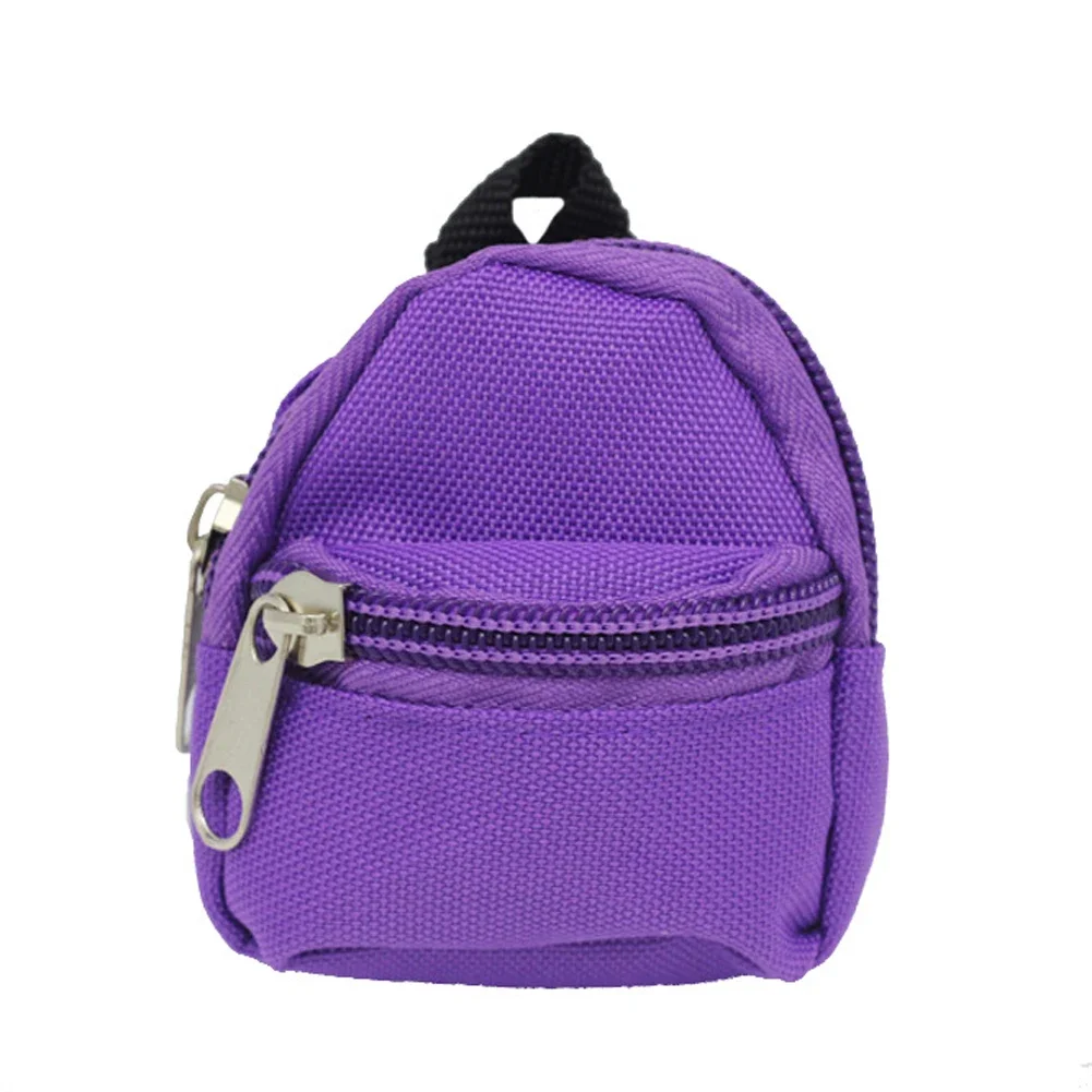 Labubu Doll Canvas Backpack Simulation Pet Bag for 15/17cm Dolls Cute Doll Accessories