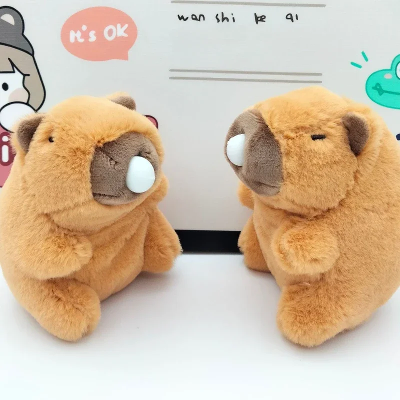 1-20Pcs Spit Bubble Capybara Plush Keychain Water Guinea Pig Doll Doll Pendant Student Backpack Charm Cute Car Key Chain Charm 1-20Pcs Spit Bubble Capybara Plush Keychain Water Guinea Pig Doll Doll Pendant Student Backpack Charm Cute Car Key Chain Charm