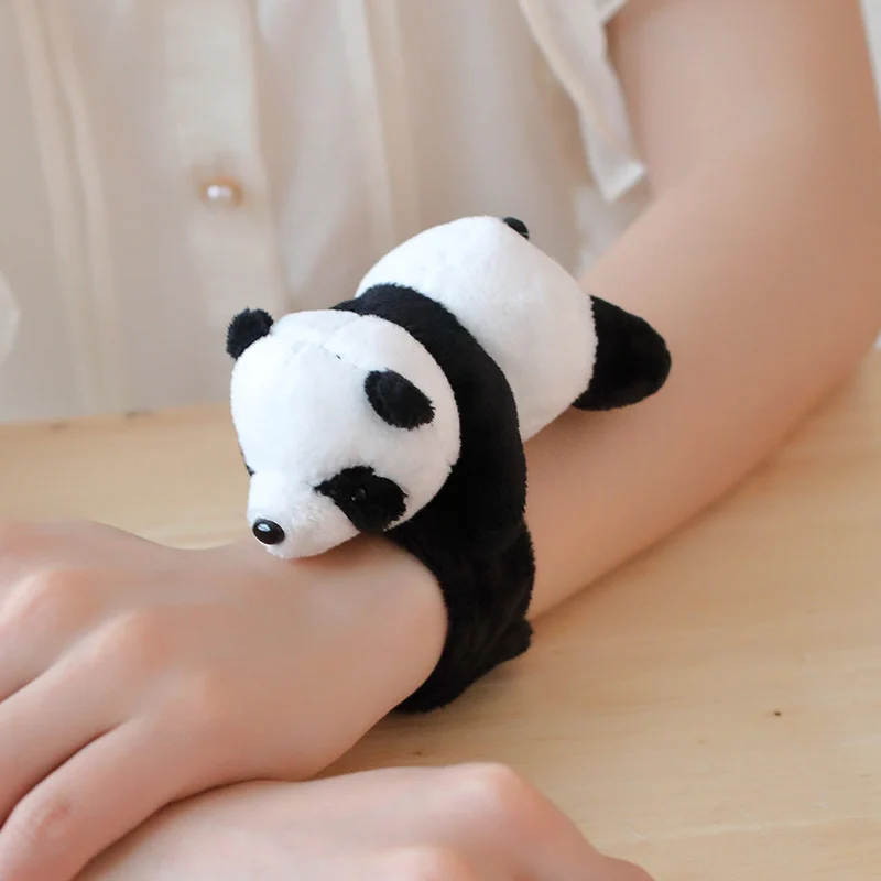 1pc Kawaii Animal Slap Snap Wrap Wristband Bracelet Panda Plush Hand Ring Wristband For Kids Toys Birthday Elegant Present 1pc Kawaii Animal Slap Snap Wrap Wristband Bracelet Panda Plush Hand Ring Wristband For Kids Toys Birthday Elegant Present