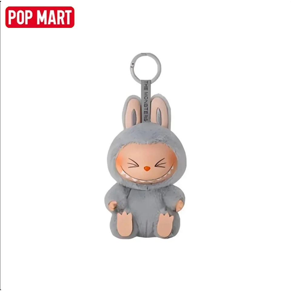 Authentic High Quality Monster Labubu Blind Box Series PVC Labubu Macaron Pendant Doll Monster Keychain Birthday Christmas Gift