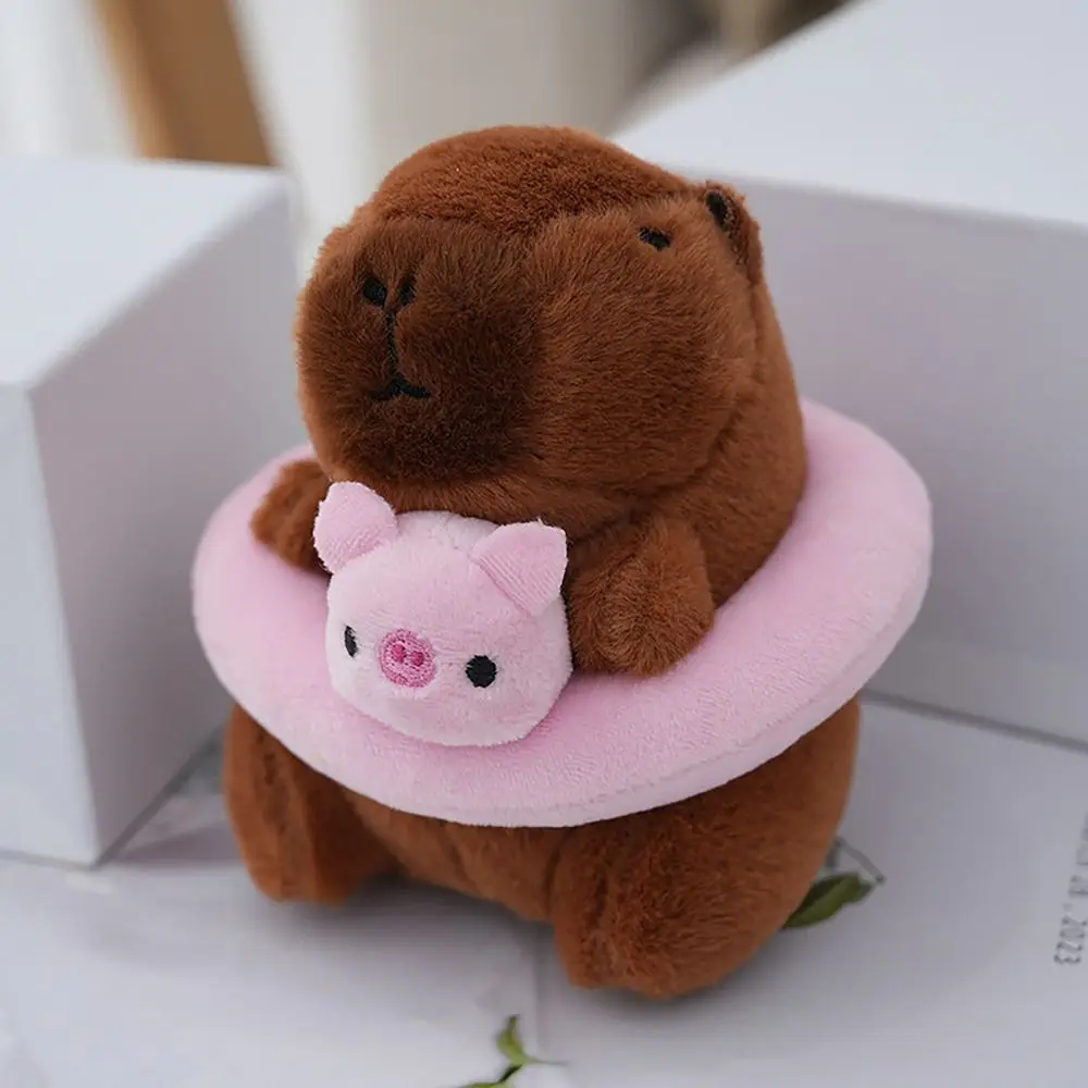 Cute Multicolor Plush Capybara Keychain Toy Cartoon Capybara Headgear Capybara Doll Accessories Guinea Pig Fluffty Animal Doll Cute Multicolor Plush Capybara Keychain Toy Cartoon Capybara Headgear Capybara Doll Accessories Guinea Pig Fluffty Animal Doll