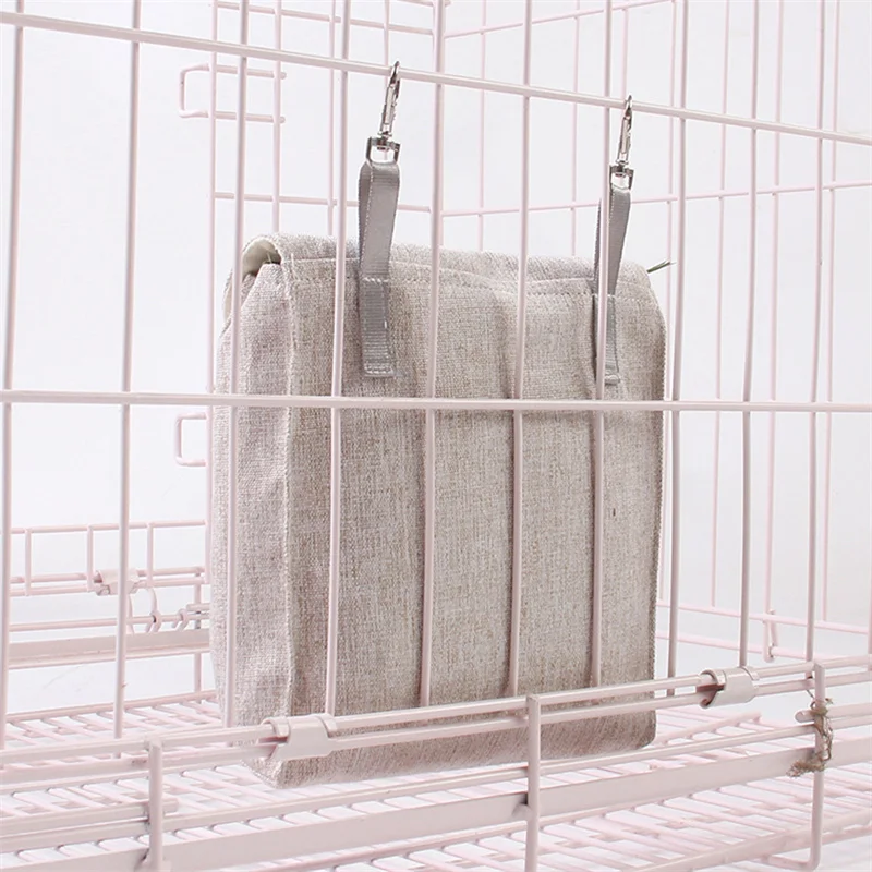 Hanging Pouch Feeder Hay Bag Holder Feeding Dispenser Container for Rabbit Guinea Pig Small Animals Pet Hanging Pouch Feeder Hay Bag Holder Feeding Dispenser Container for Rabbit Guinea Pig Small Animals Pet